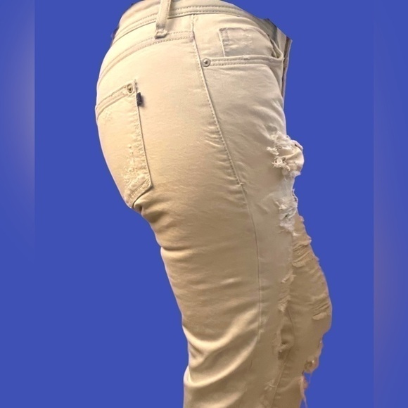 NWT Anthropologie, Pilcro mid rise boyfriend distressed jeans - Picture 7 of 9